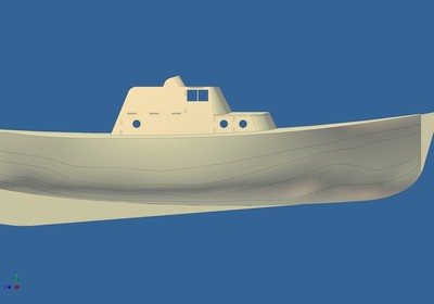 US Coat Guard 52' Steel Hulled Motor Lifeboat