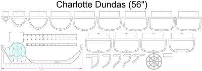Charlotte Dundas - Bateau  vapeur