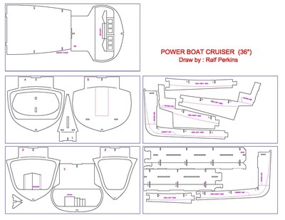 Power Boat Cruiser 32'