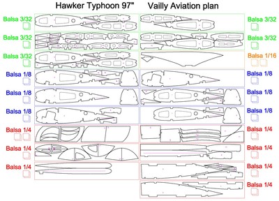 Hawker Typhoon (97") - Vailly Aviation