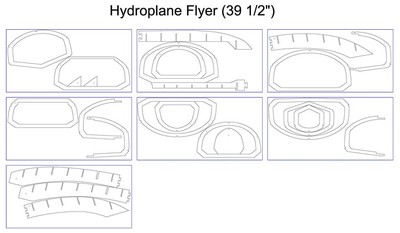 Hydroplane Flyer 39 1/2
