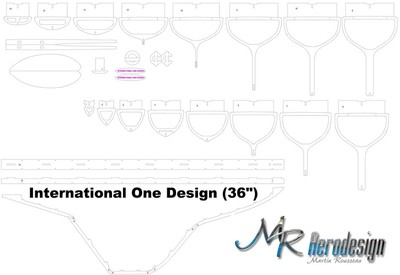 International One design Yachts (36")