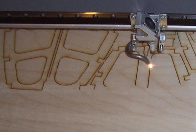 Picture of Laser cut parts - Cap 10b (80")