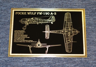 Picture of Fock Wulf 190 3-views