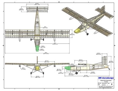 Picture of Pilatus PC-6 Porter plans (Rolled)