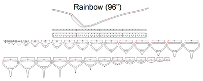 Rainbow Yatch (96")