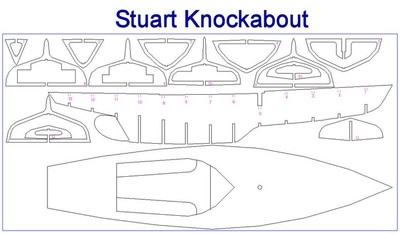 Stuart Knockabout laser cut kit