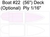 Boat #22 (56")
