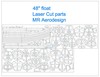 Laser cut parts - 48" float