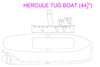 Hercule Tug Boat (44 1/2")