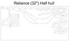 Reliance (32") - Half hull
